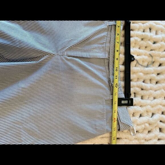 ALFANI BLUE and white striped Capris size 12 - Picture 7 of 7